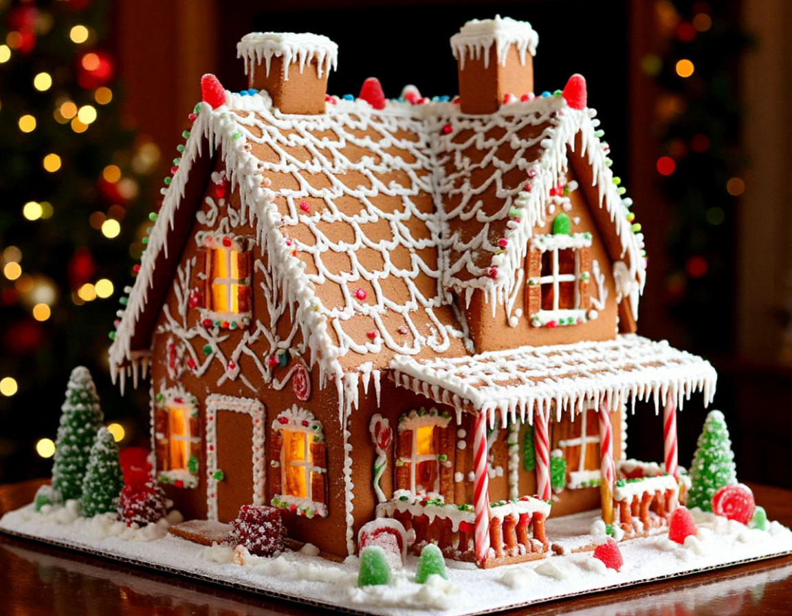 Пряничный домик, генерация Шедеврум