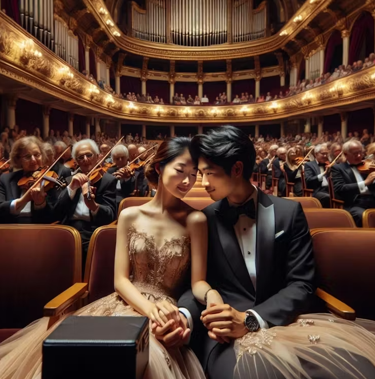 изображение сгенерированное ИИ для орекестра  Квинсленда