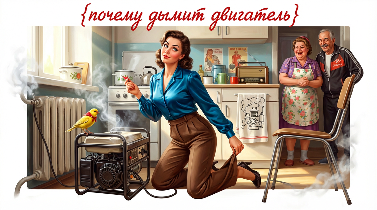    Причины дыма из двигателя и способы их устранения admin