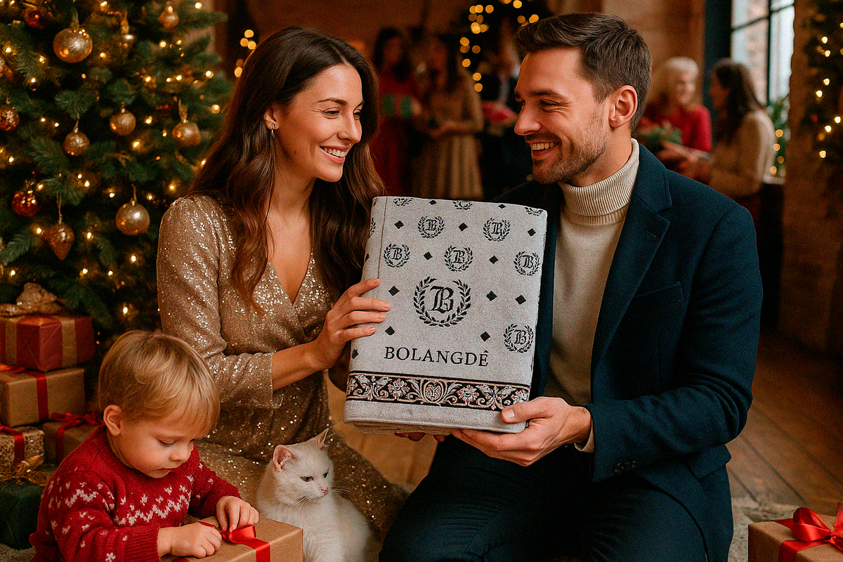 ChatGPT сказал:

Подарок, который согревает весь год — мягкое полотенце Bolangde в кругу новогоднего семейного тепла.