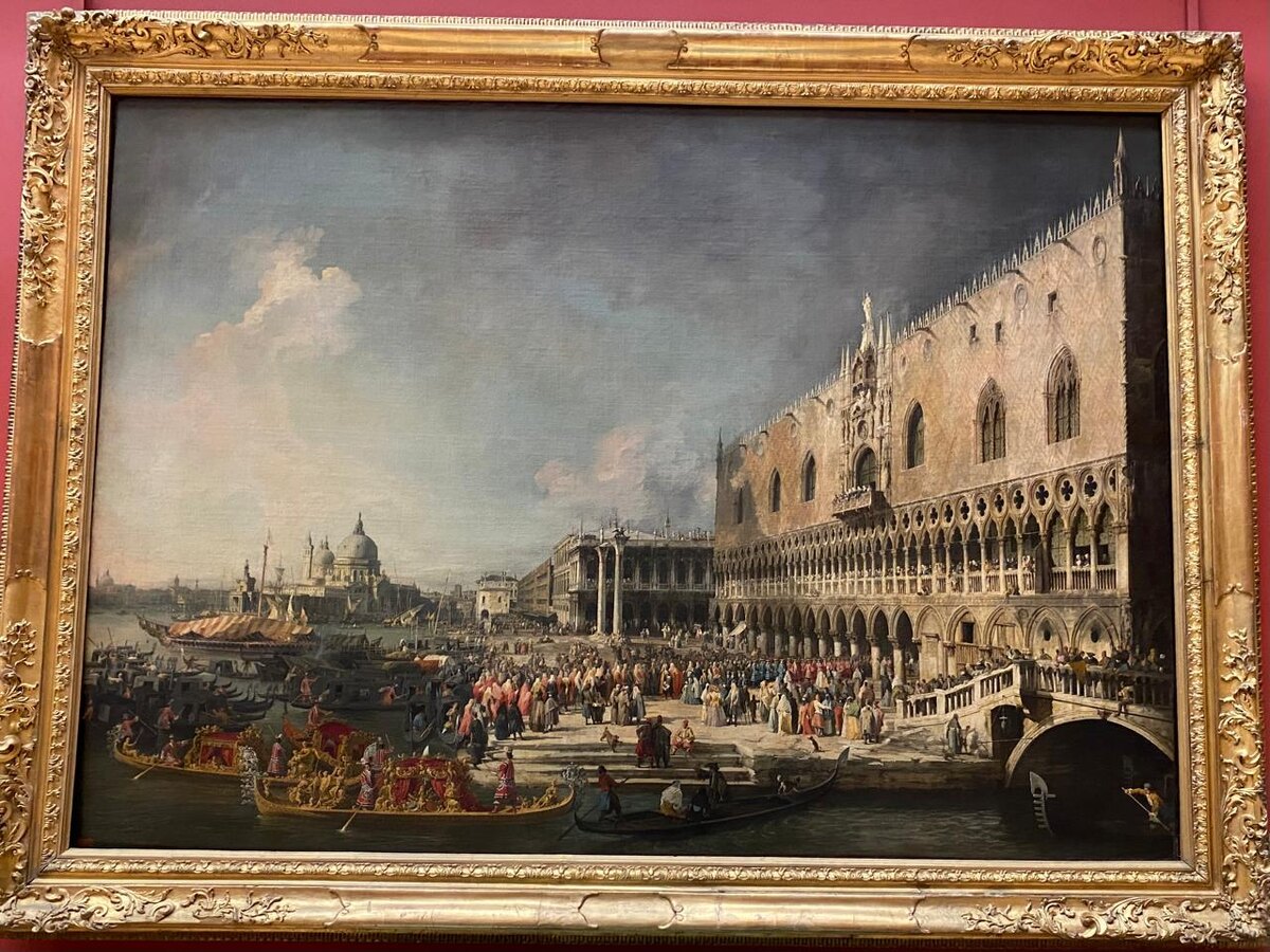 Прием французского посла в Венеции. Антонио Каналетто. 1726-1727г.
