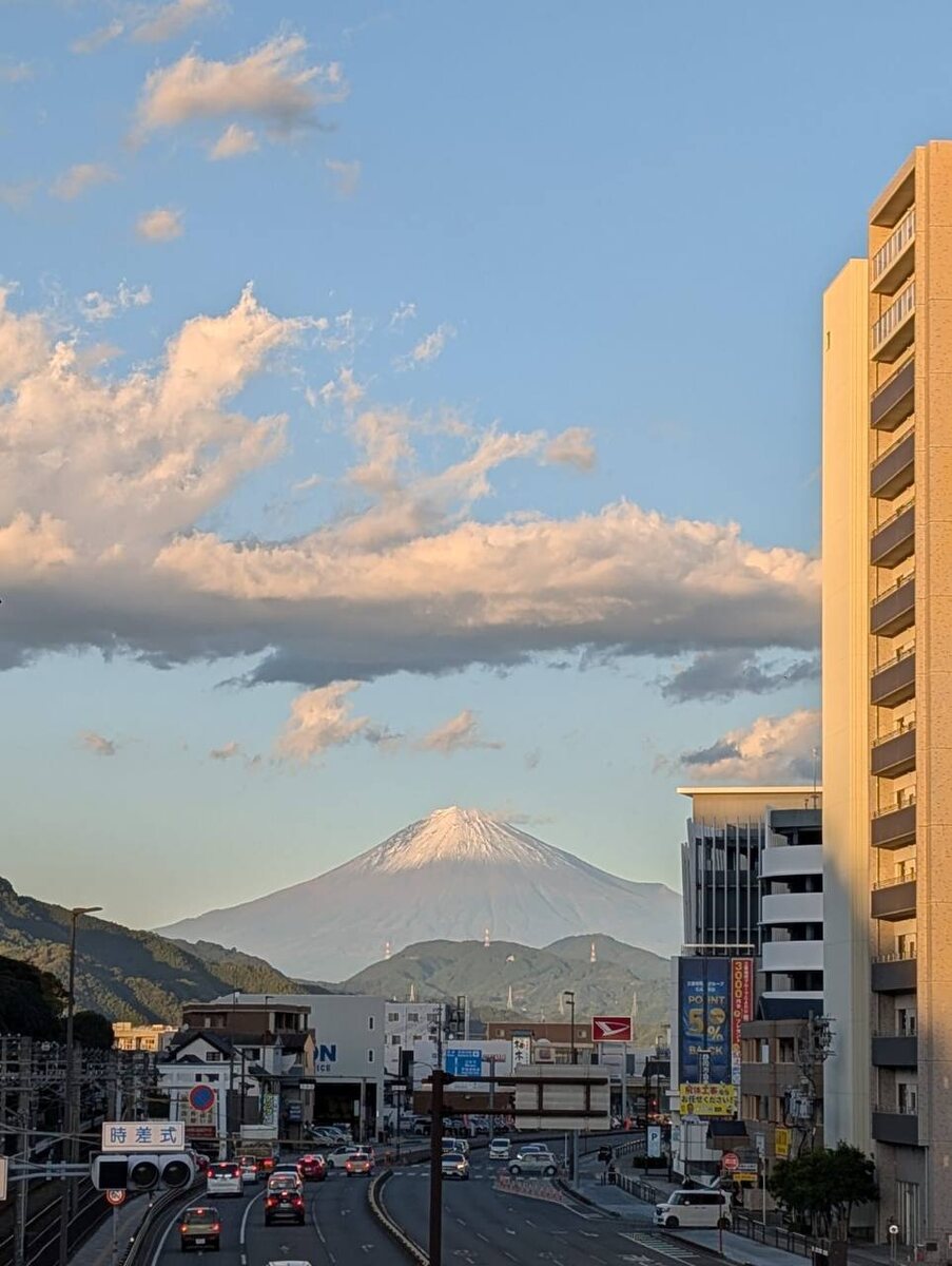 вид на Фудзи