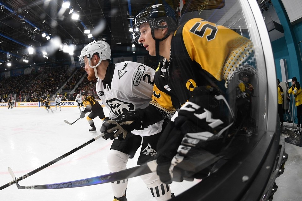    «Трактор» в гостях уступил «Северстали». Фото ХК «Северсталь».