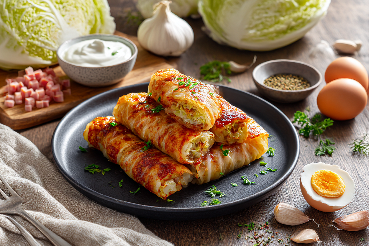    Пекинская капуста особенно хороша для таких закусок, потому что её листья гибкие, а белая часть остаётся приятной и чуть хрустящей даже после обжарки