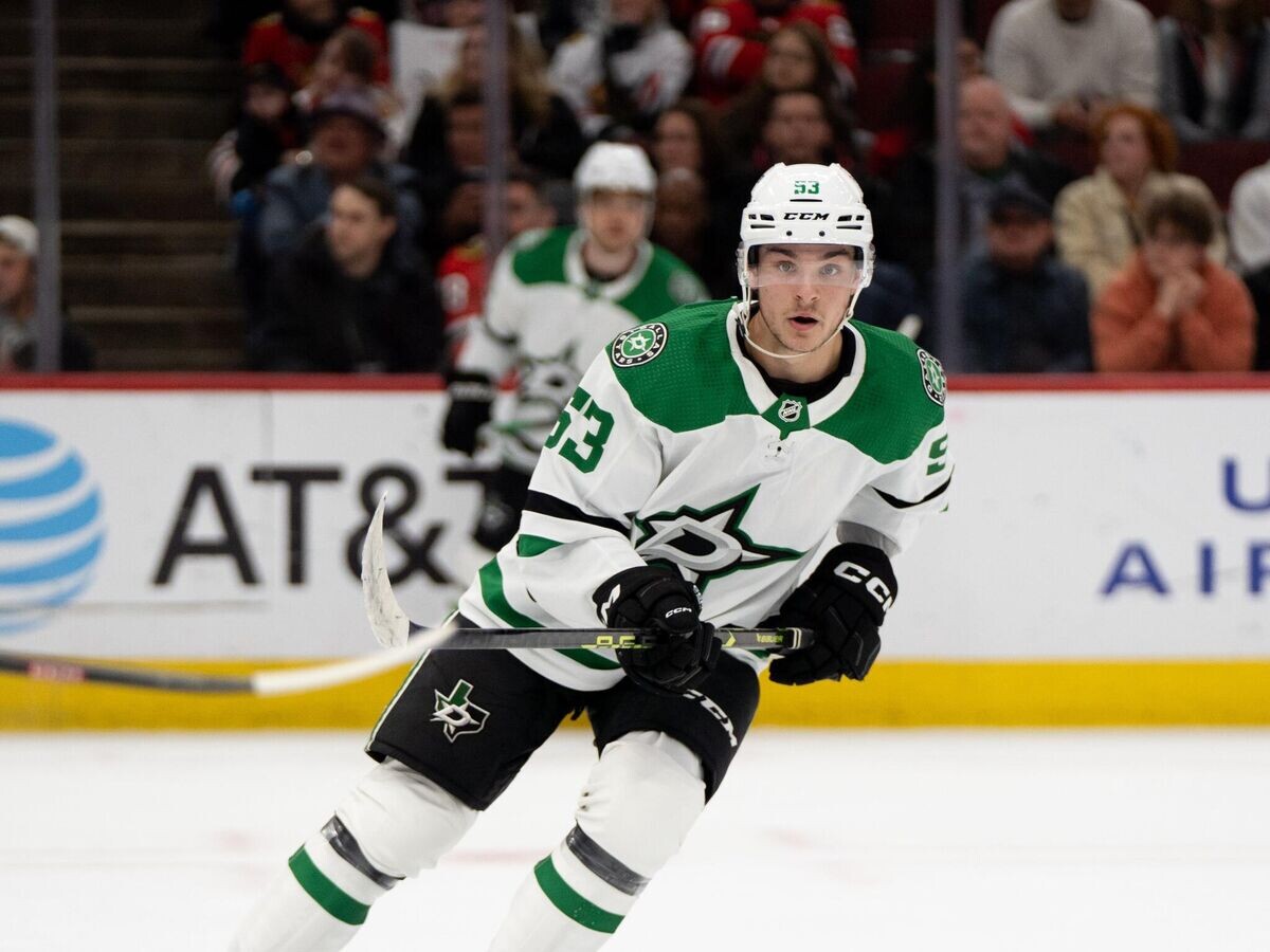    Хоккеист "Даллас Старз" Уайатт Джонстон© пресс-служба клуба "Даллас Старз"