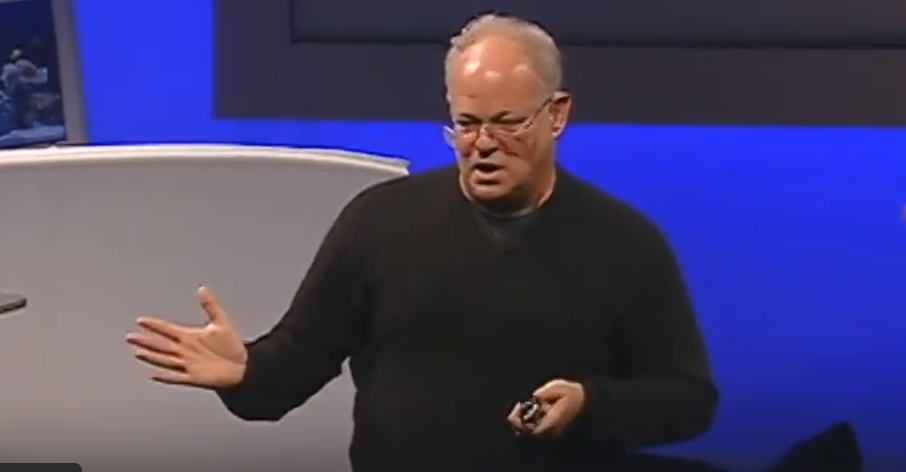 Мартин Селигман, основатель позитивной психологии. Скриншот видеовыступления "Новая эра позитивной психологии"