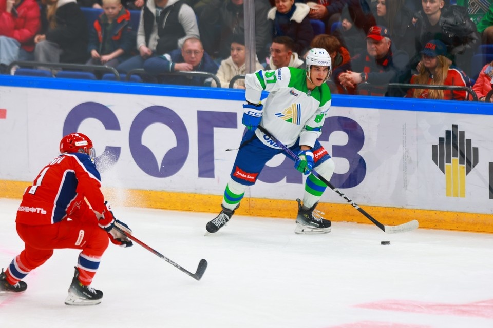    Хоккеисты «Салавата Юлаева» одолели ЦСКА в напряженном матче. Фото: ХК «Салават Юлаев».