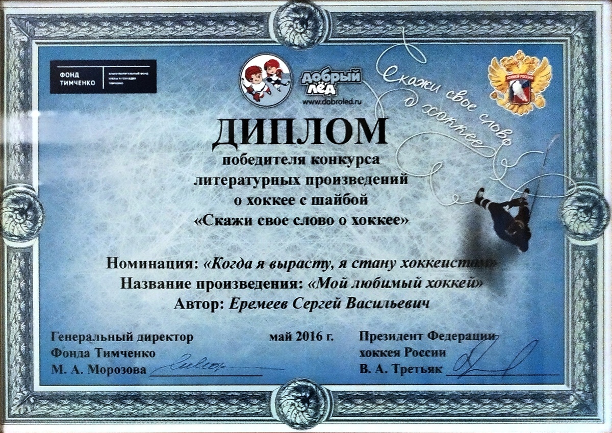 Фамилия Третьяк в двадцатом веке была на устах миллионов любителей хоккея во всём мире.