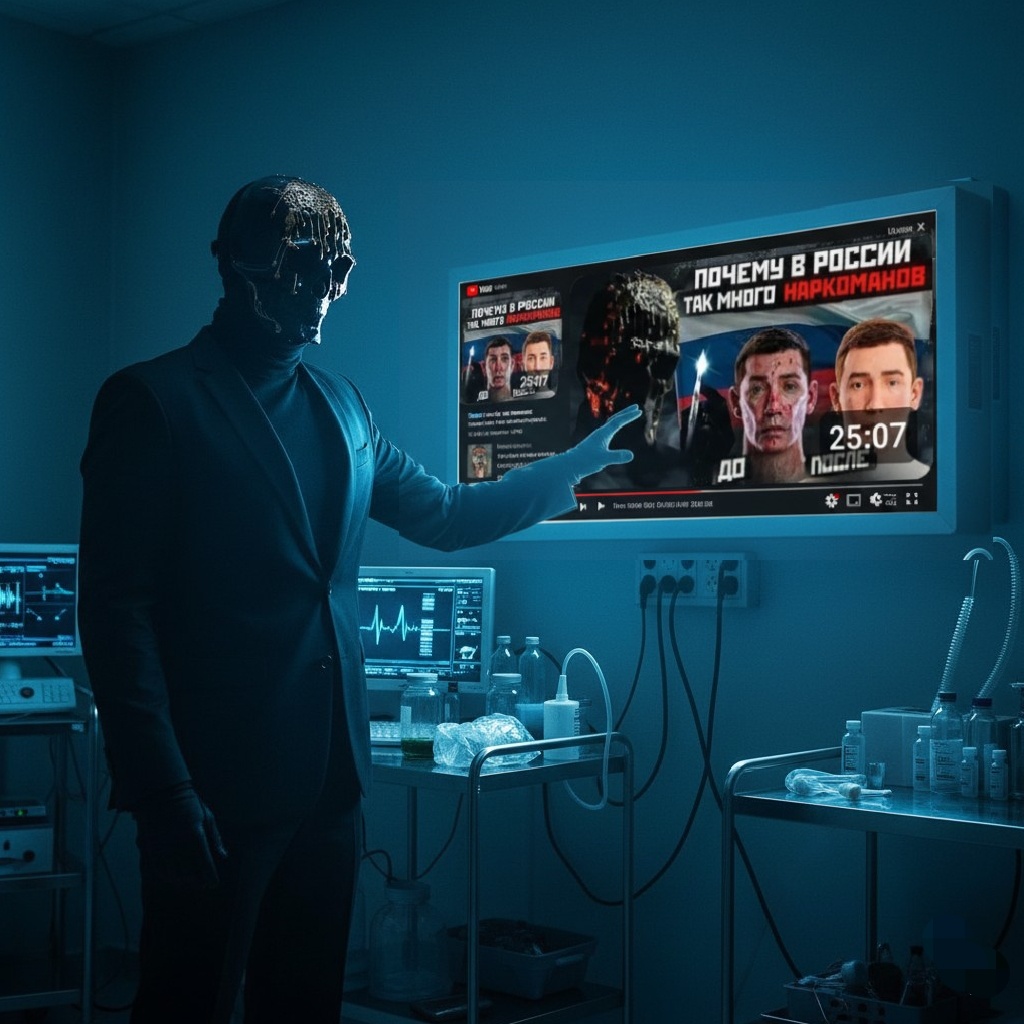 Визуализация созданная автором. Разбор видео: “Глава Картеля спасает Россию от Наркотиков. Система не справляется. Отвечает Мориарти.”