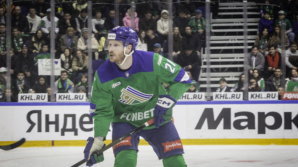 Форвард «Салавата Юлаева» Джек Родуолд набрал в матче с ЦСКА два очка (1+1), в двух последних играх у него пять результативных баллов (2+3).📷Фото: Идэль Гумеров / Коммерсантъ