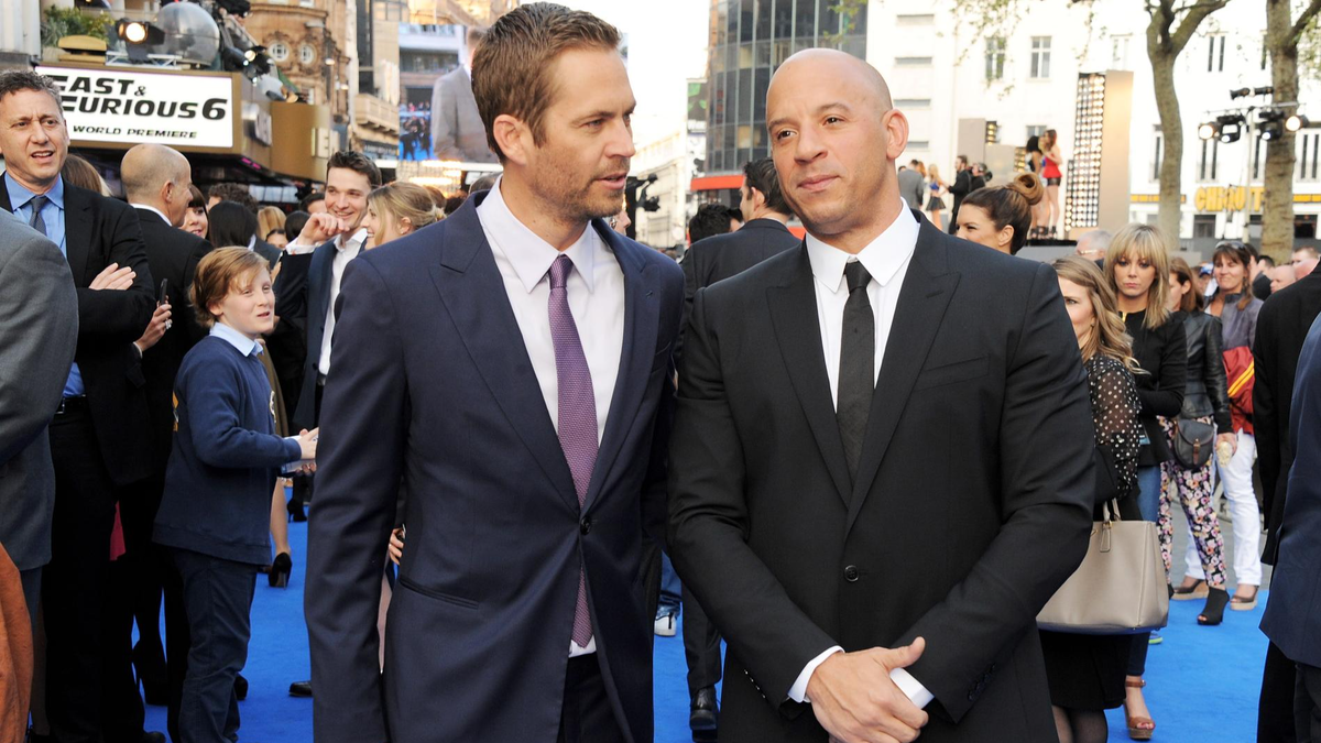    Пол Уокер и Вин Дизель. Фото: Getty Images