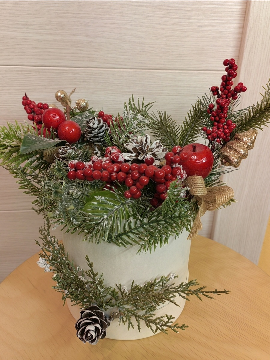 Ёлочная новогодняя композиция