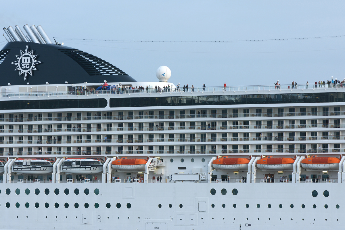    Круизный лайнер в Санкт-Петербурге. Фото: Aleksey Smyshlyaev/Global Look Press