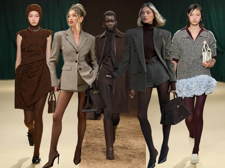 Shushu/Tong осень-зима 2025, Hermès осень-зима 2025 (Источкин: соцсети Эльзы Хоск)