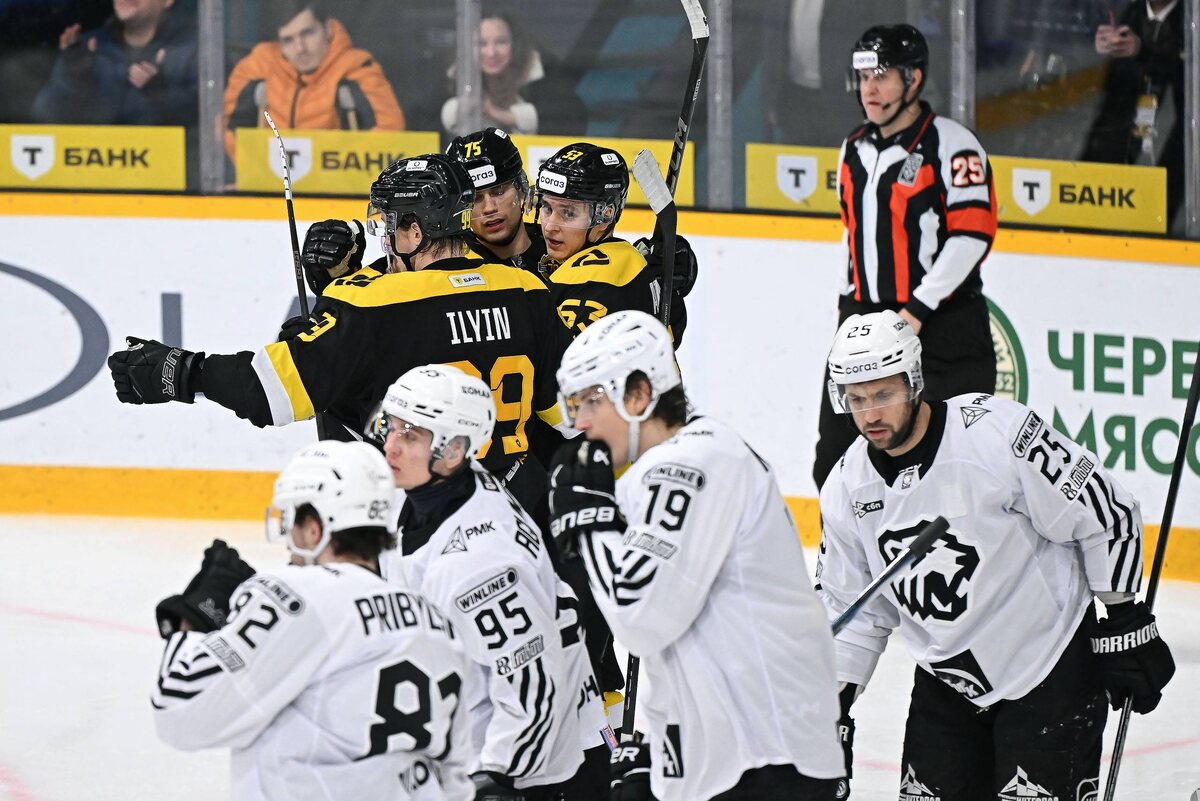    Северсталь возглавила таблицу "Запада". Фото: соцсети ХК "Северсталь"