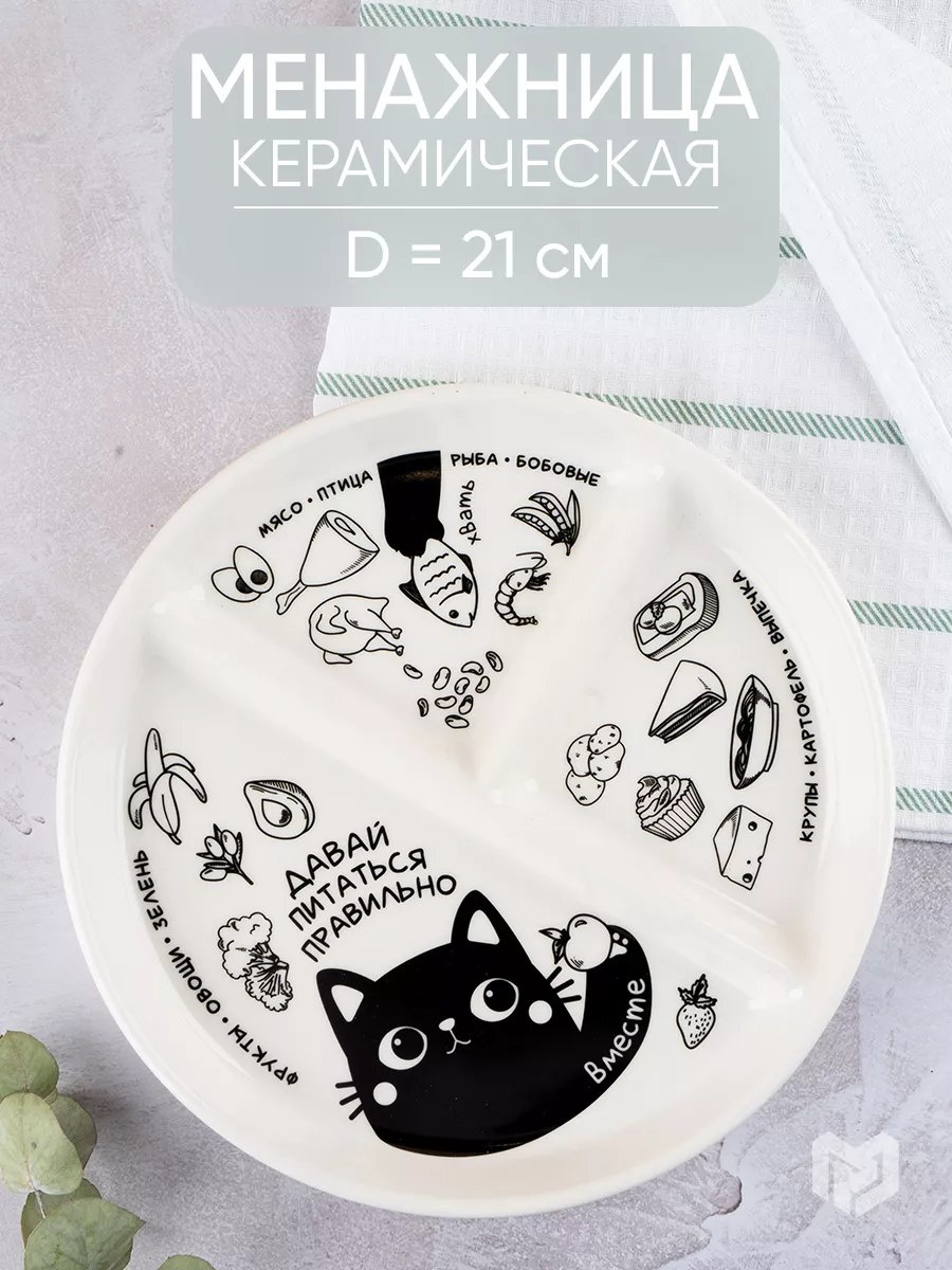 Одна из тарелок похудательных, которую я заказала