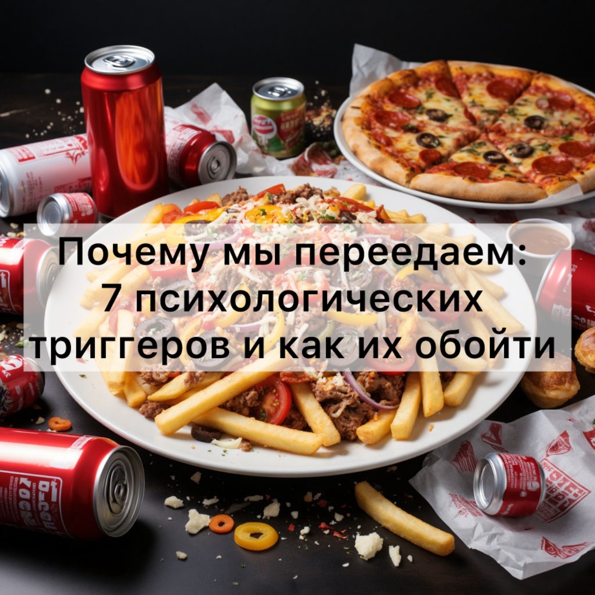 Почему мы переедаем: 7 психологических триггеров и как их обойти