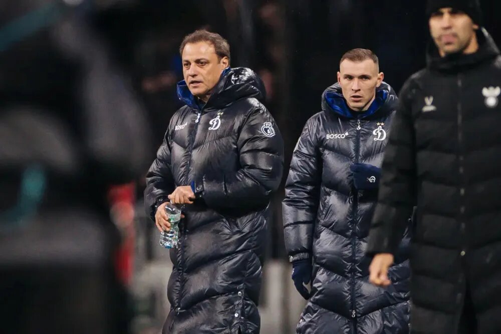 Новый рулевой "Динамо" Ролан Гусев (слева). Фото ФК Динамо 