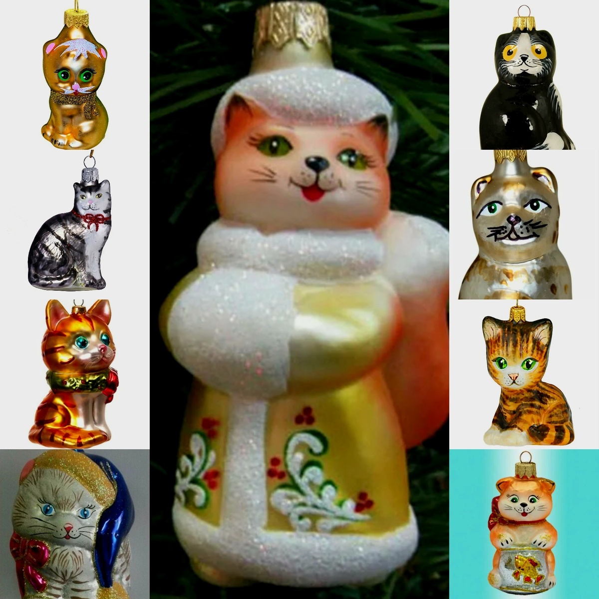 Что-то есть сомнения, будто в центре лисичка-снегурочка?)) 