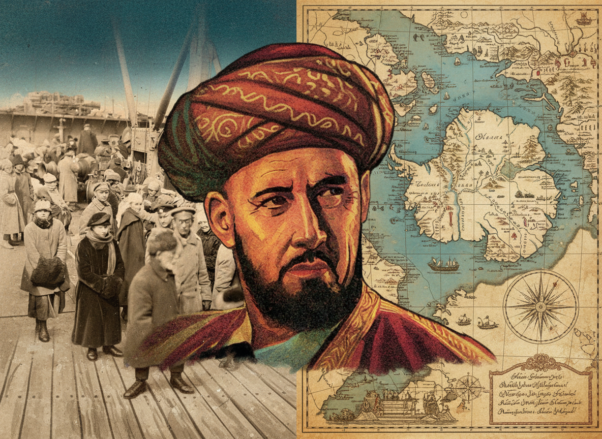 Фотоколлаж автора. Пири Рейс 