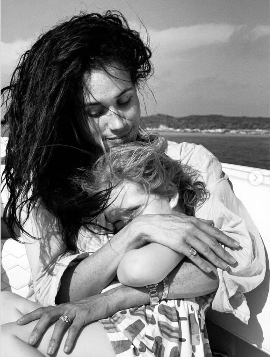 Меган Маркл и Лилибет в ее четырехлетие