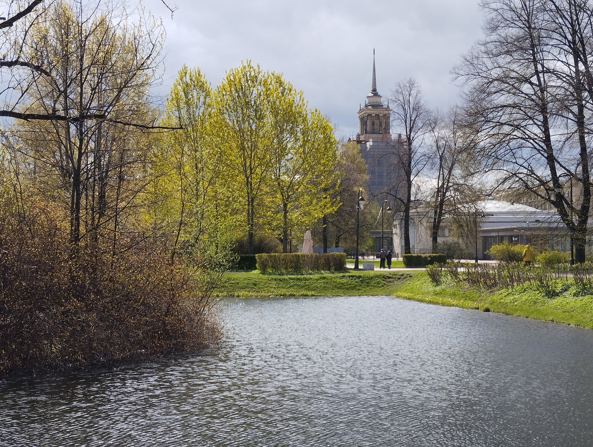  Многочисленные пруды в Парке Победы