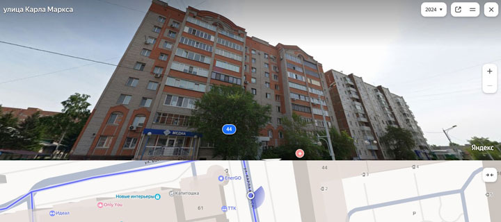 Яндекс.Карта.
