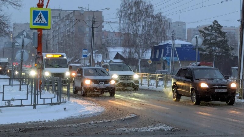     Пробки в Барнауле. Анастасия Панченко