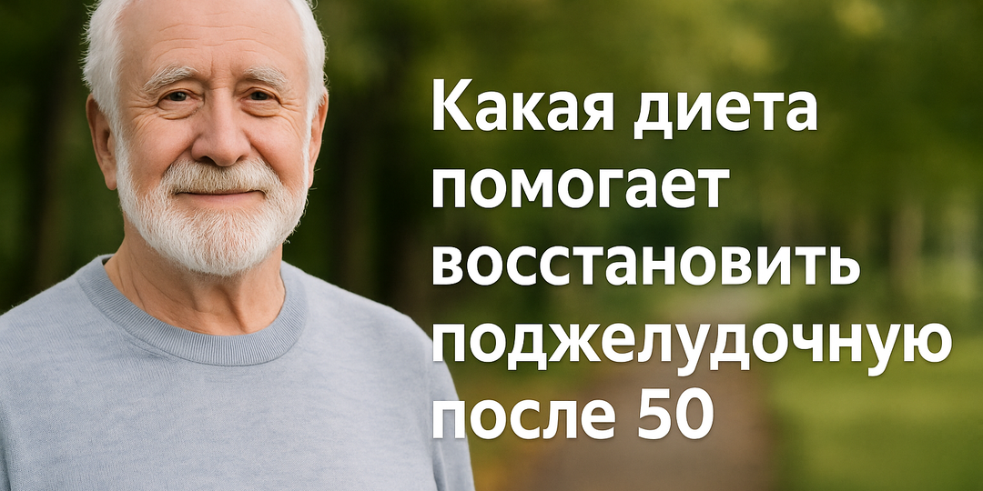 Какая диета помогает восстановить поджелудочную после 50?