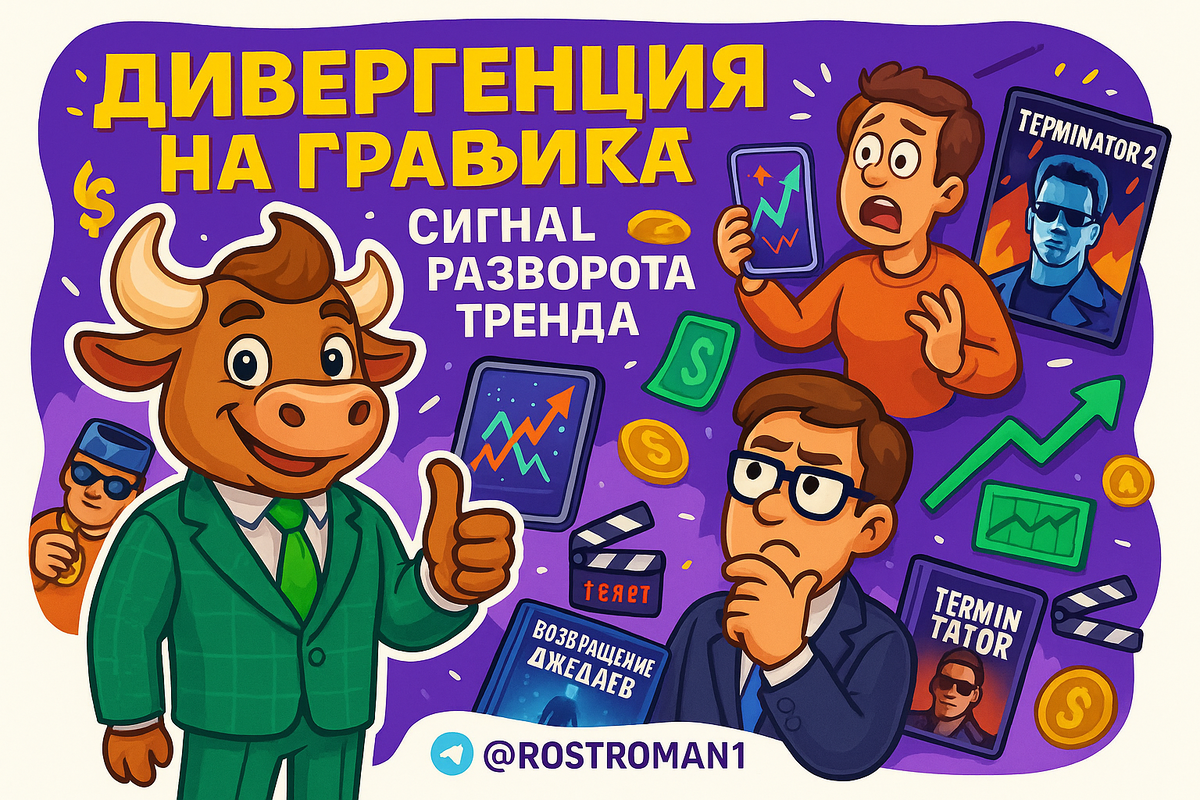    Дивергенция на графике: 5 ловушек, из-за которых трейдеры теряют капитал РоСТ | Роман о Системном Трейдинге