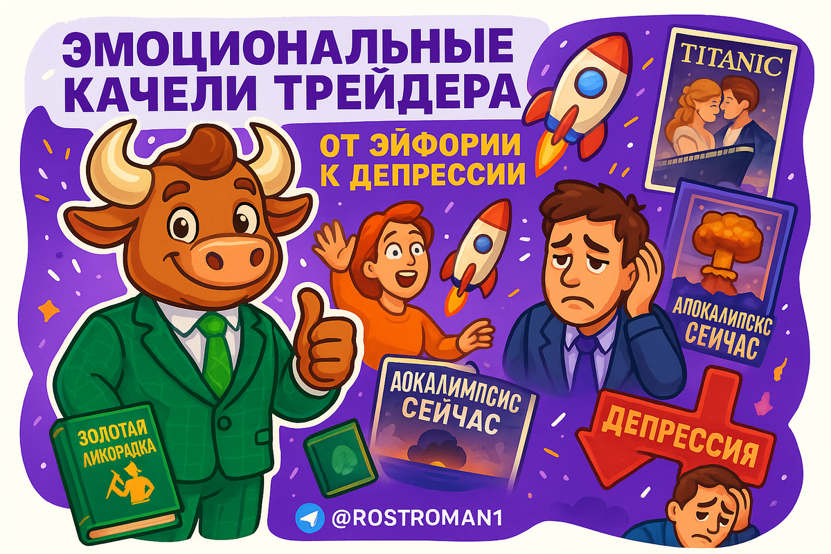    Эмоциональные качели трейдера: 7 скрытых ловушек, из-за которых вы теряете деньги РоСТ | Роман о Системном Трейдинге
