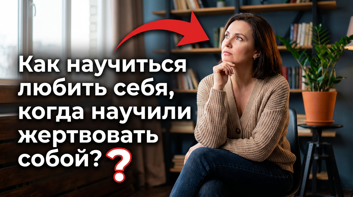 Как женщина в 40 учится любить себя, когда научили её жертвовать собой