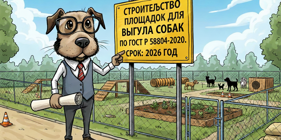Площадки для выгула по ГОСТу: на пути к собачьей цивилизации