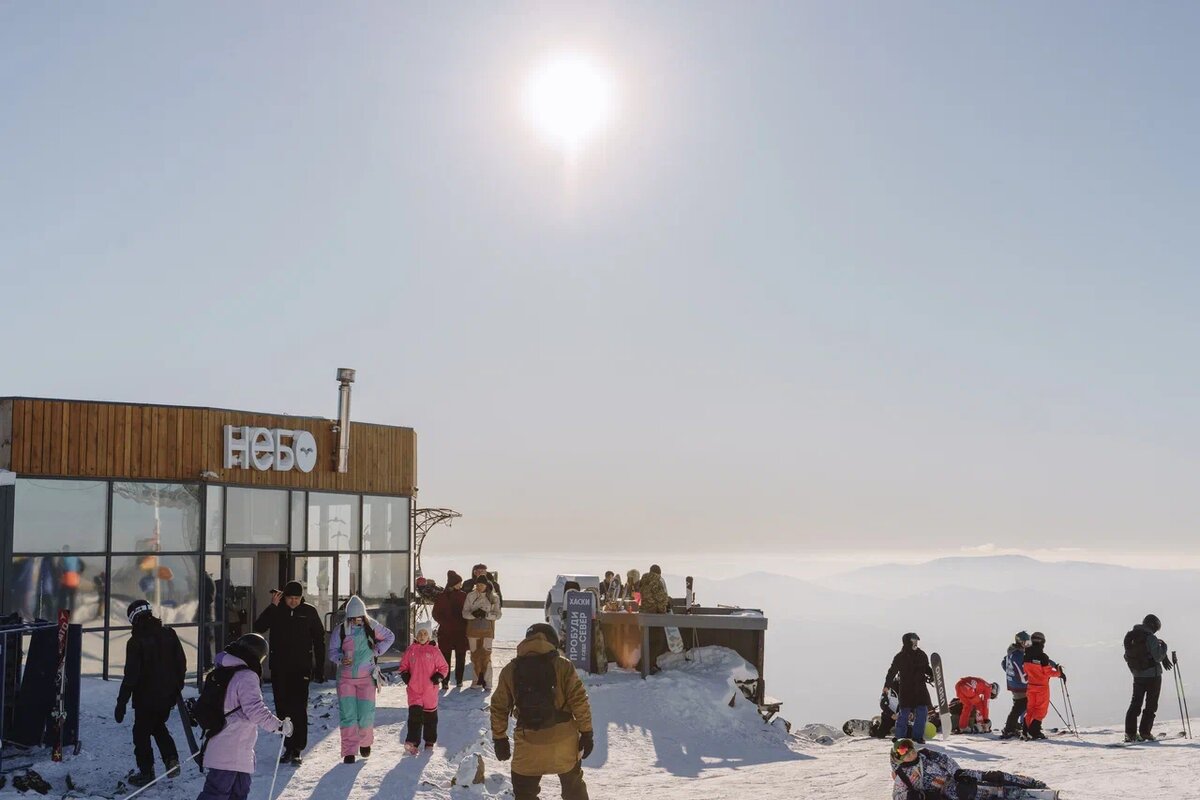 Вершина горы Зелёная в Шерегеше, Сектор Е