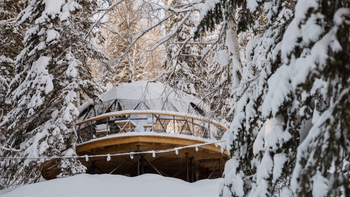 Купольный Иглу в отеле «Тайгара» Шерегеше 