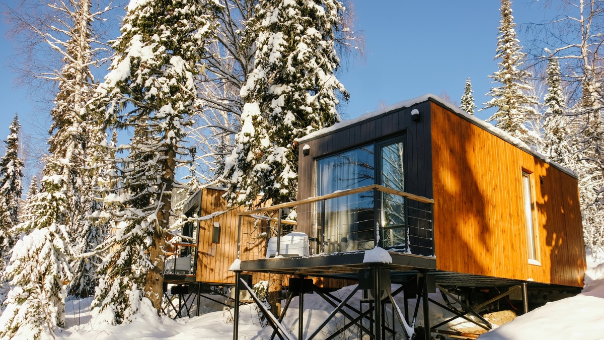 Бунгало в отеле «Тайгара» Шерегеше 