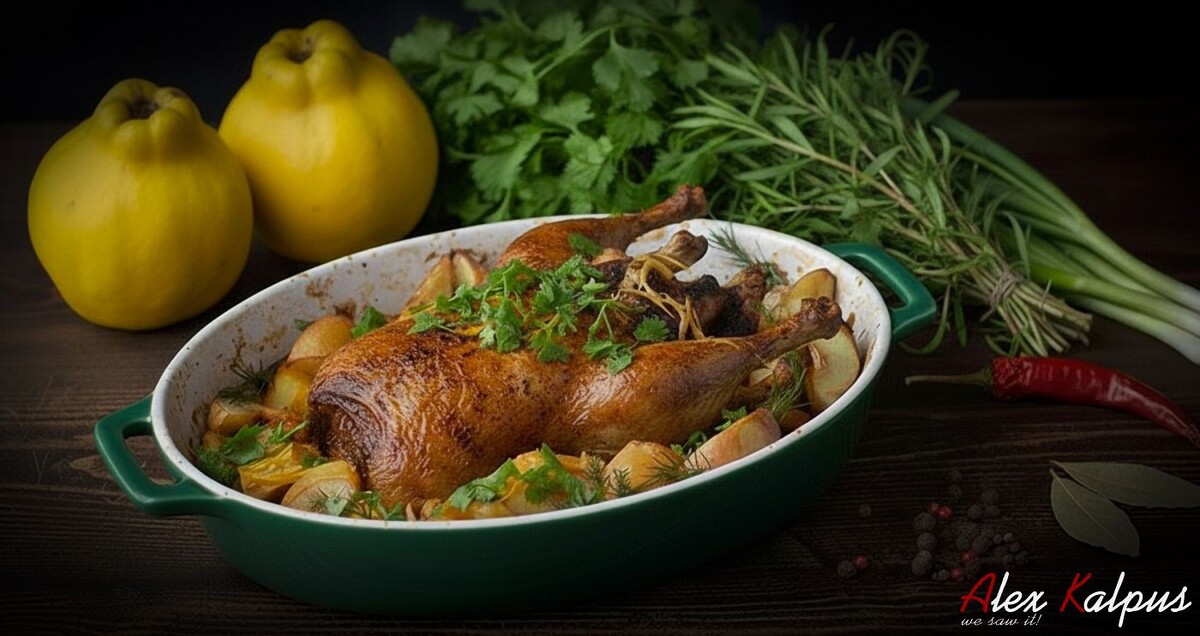 Утка с айвой: рецепт в грузинской традиции