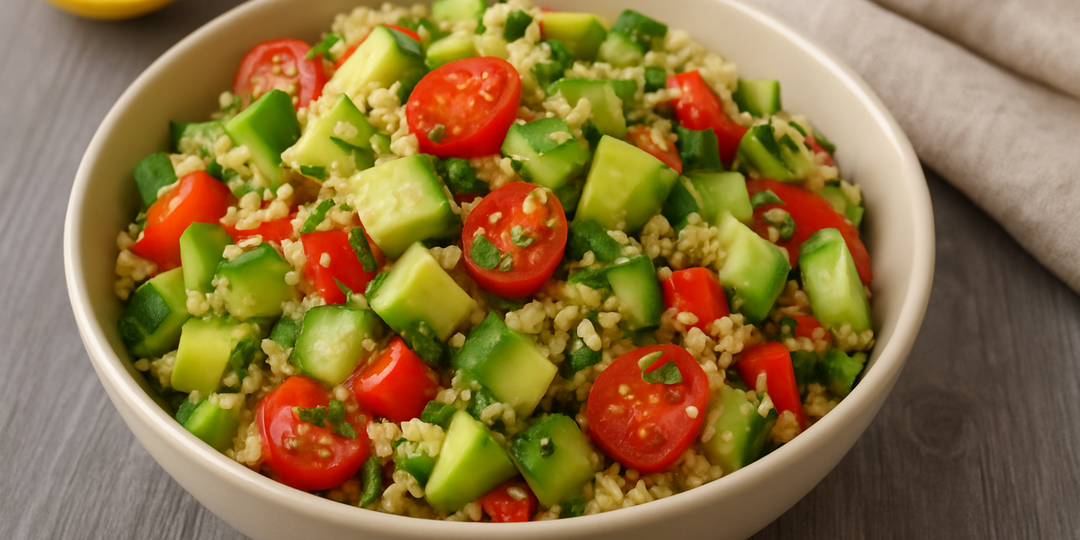 Когда хочется чего-то лёгкого, но сытного — мой любимый салат, который готовится за 10 минут