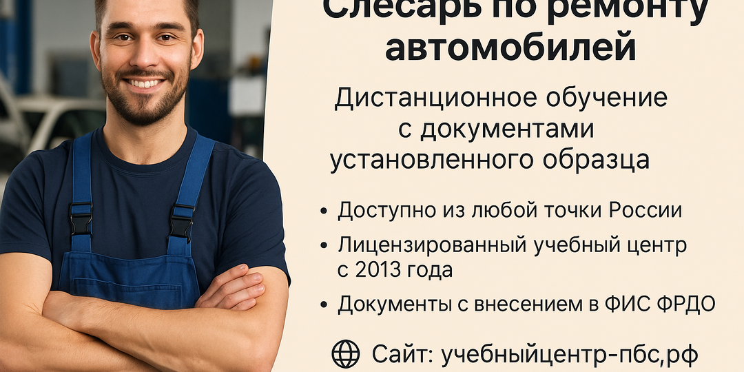 Слесарь по ремонту автомобилей — профессия, которая всегда в деле