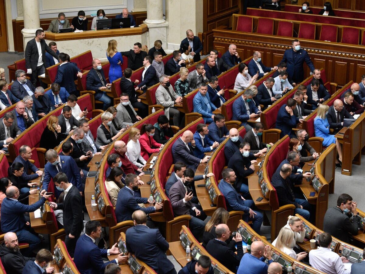    Депутаты на заседании Верховной рады Украины© РИА Новости . Стрингер