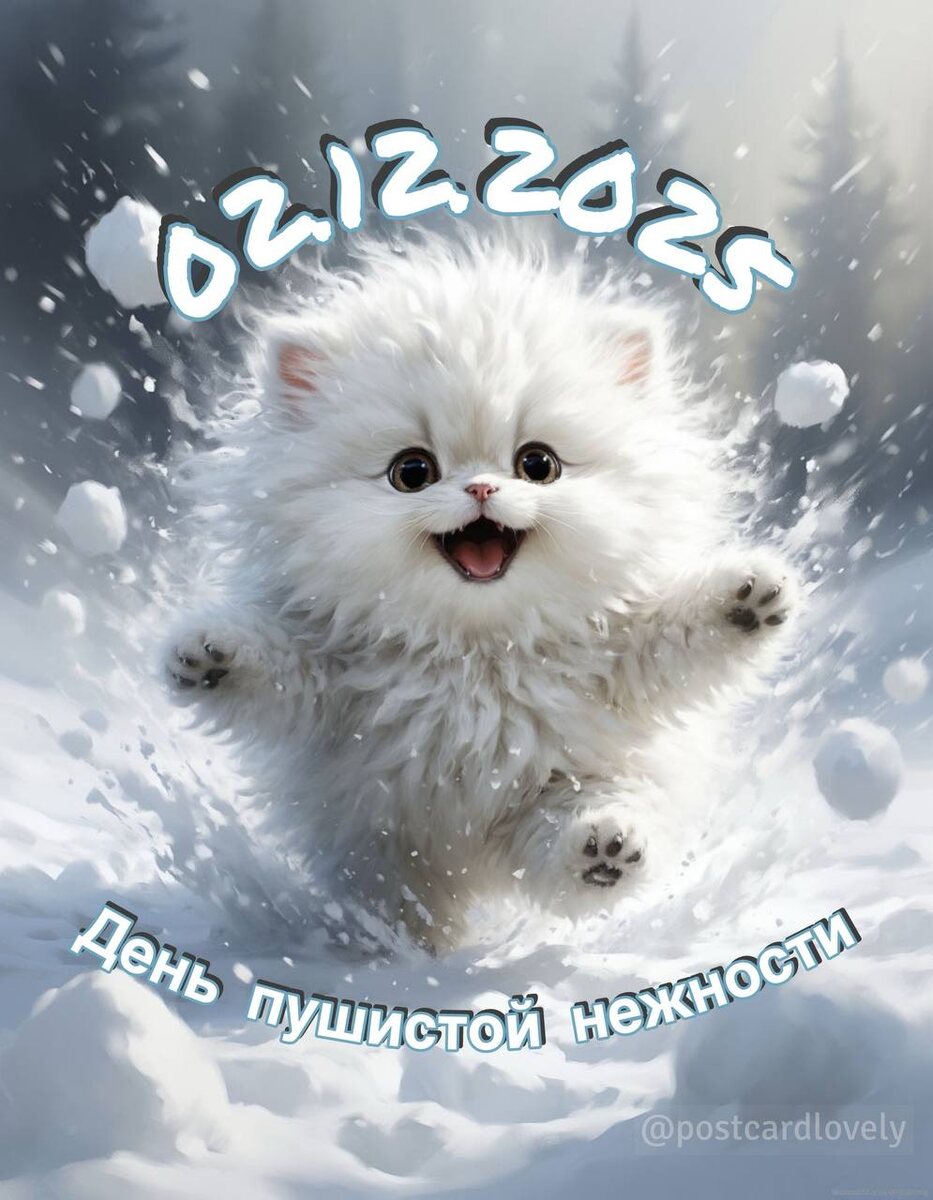 Открытки ко Дню пушистика: праздник для тех, у кого есть лапки и хвост