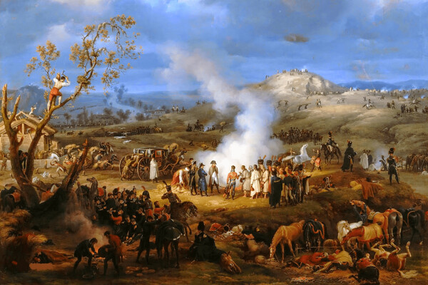    Наполеон со своими войсками накануне битвы при Аустерилце, Луи-Франсуа Лежен / Palace of Versailles