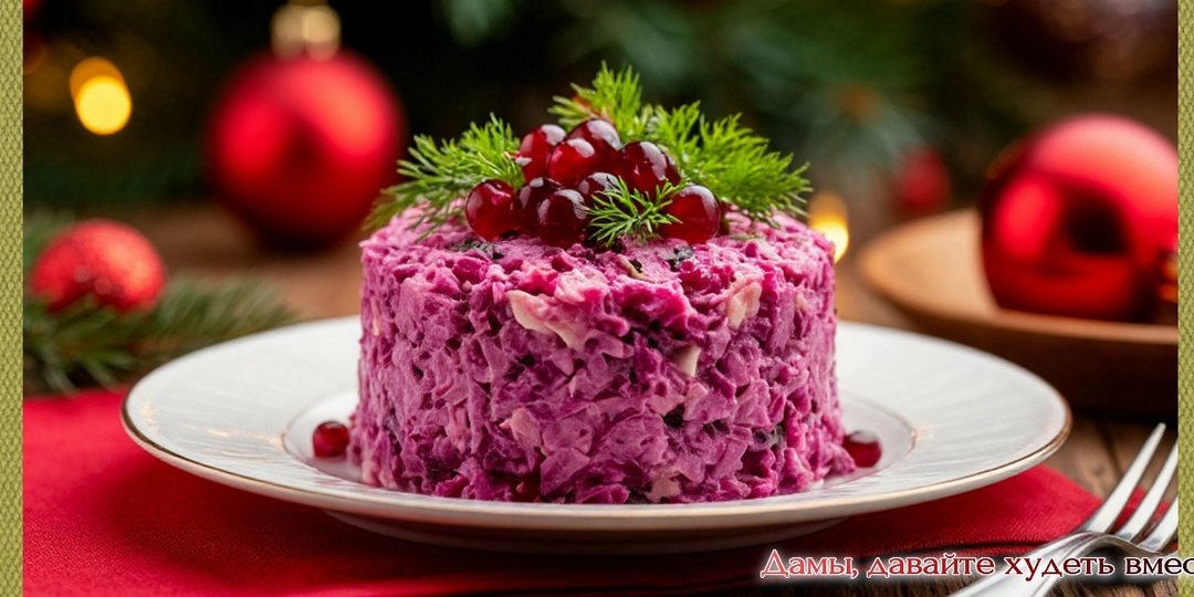 Рассчитываем по КБЖУ самый новогодний салат - "Селёдка под шубой"