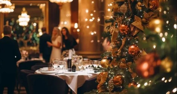 Новый год в кафе