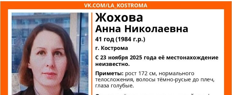 В Костроме ищут женщину в синем пальто