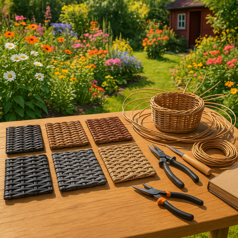    Как выбрать искусственный ротанг для плетения: советы для начинающих рукодельниц Loza