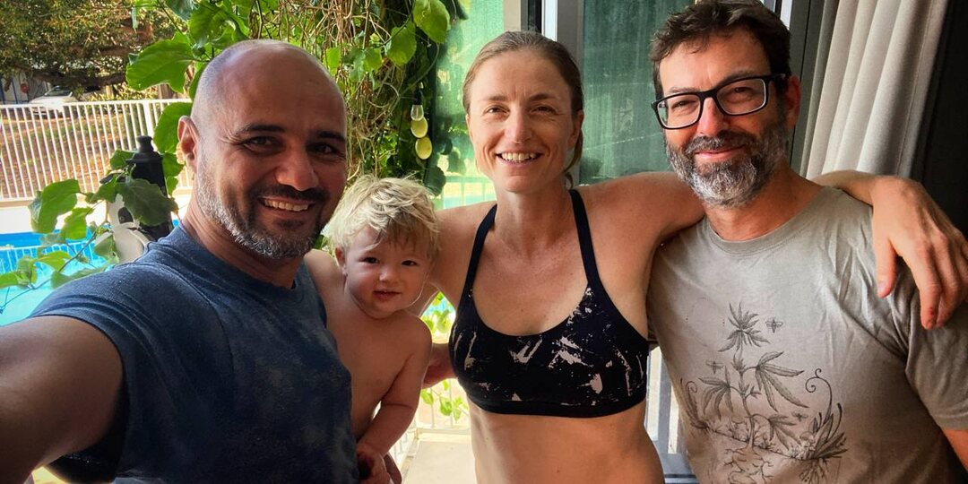 Друзья, знакомьтесь: это Джейсон и Оля! Первые австралийцы, с которыми я познакомился