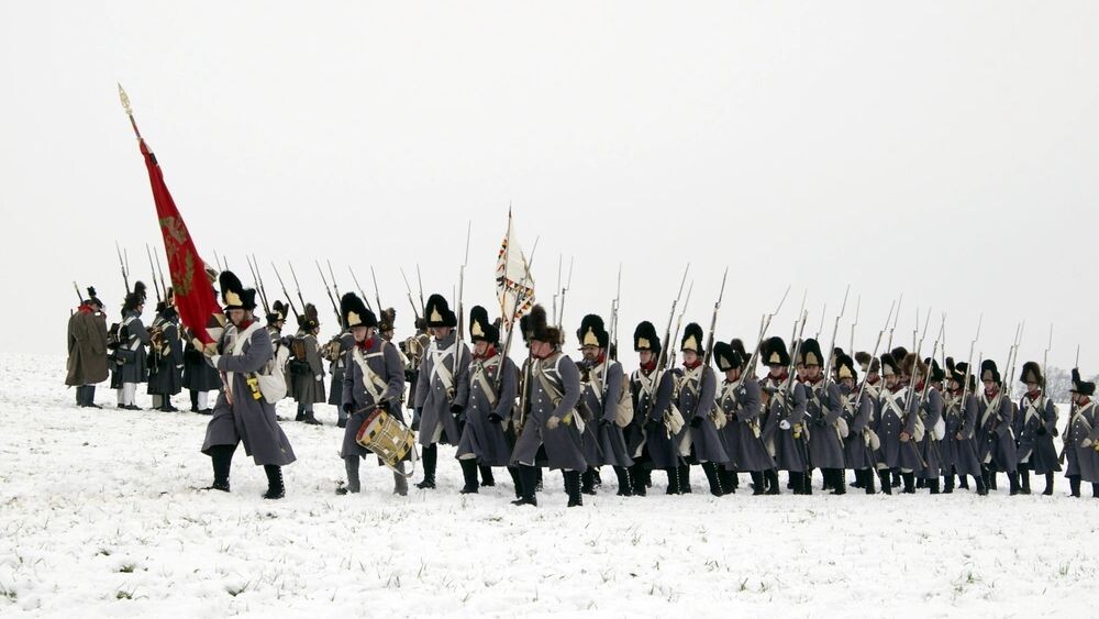    Историческая реконструкция битвы при Аустерлице, Чешская Республика. Фото: Oskar Orsag/Shutterstock/Fotodom