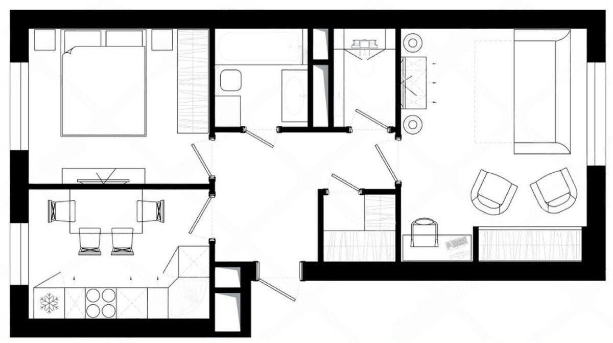Любое расхождение реальной планировки с тех.планом делает вашу квартиру недоступной для ипотечников.