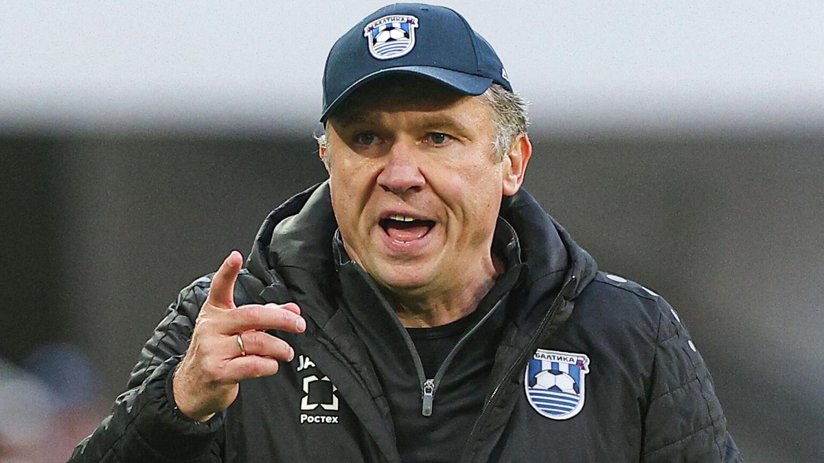 Главный тренер калининградской "Балтики" Андрей Талалаев. Фото из интернета.